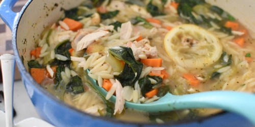 Cozy Up With a Bowl of This Comforting Chicken Lemon Orzo Soup!