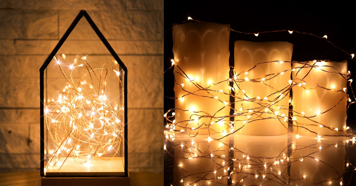 Amazon Battery Operated String Lights Only 3.46 Per Strand & More