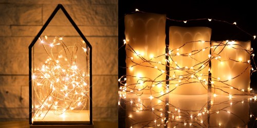Amazon: Battery Operated String Lights Only $3.46 Per Strand & More Lighting Deals