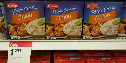 New $0.60/2 Lipton Recipe Secrets Coupon = Only 99¢ Each at Target