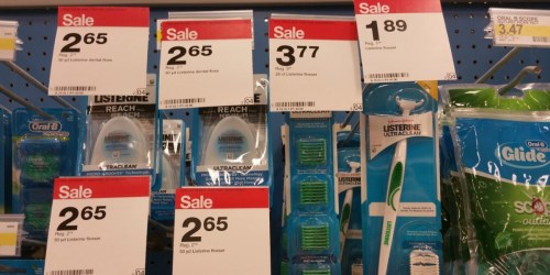 Target: Listerine Flossers Only 89¢ + More