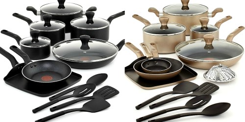 Macy’s.com: T-Fal Culinaire 16-Piece Cookware Set Only $64.99 After Rebate (Regularly $169.99)