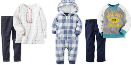 Macy’s.com: Up to 20% Off Purchase Including Clearance = Nice Buys on Carter’s Baby Clothing