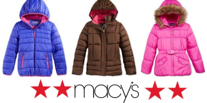 Macy’s: Kid’s Coats Only $19.99 (Regularly $85)