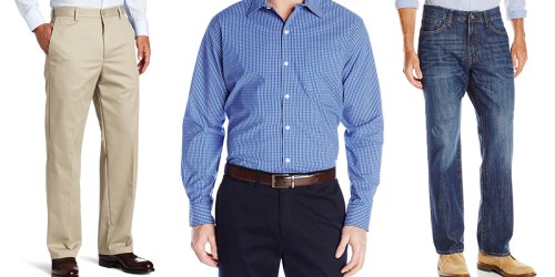 Amazon: 50% Off Select Men’s Clothing = Izod Pants Just $14.99, Jeans Only $17.99 & More
