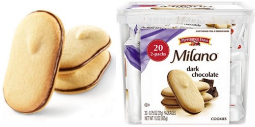Amazon: Pepperidge Farm Milano Cookie Tub 20-Pack Only $7.04 Shipped