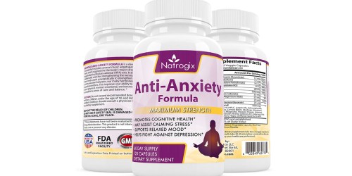 Anti-Anxiety Supplement 120-Count Only $9.99 Shipped