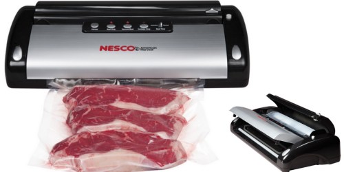 Amazon: Nesco Food Vacuum Sealing System w/ Bag Starter Kit Only $39 (Lowest Price)