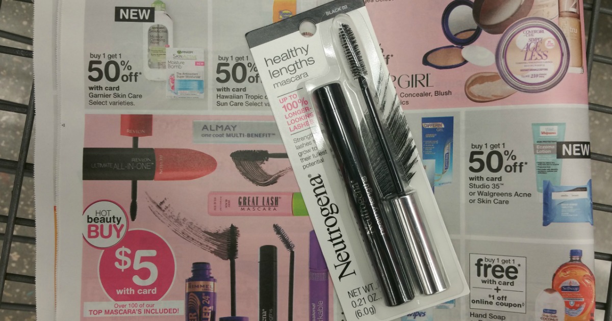 Walgreens Neutrogena Healthy Lengths Mascara Only 2 (Regularly 9.49)