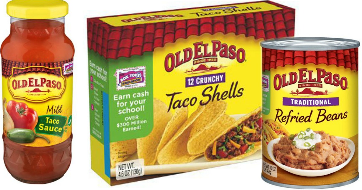 Walgreens Old El Paso Taco Sauce, Shells and Refried Beans Only 66¢ Each
