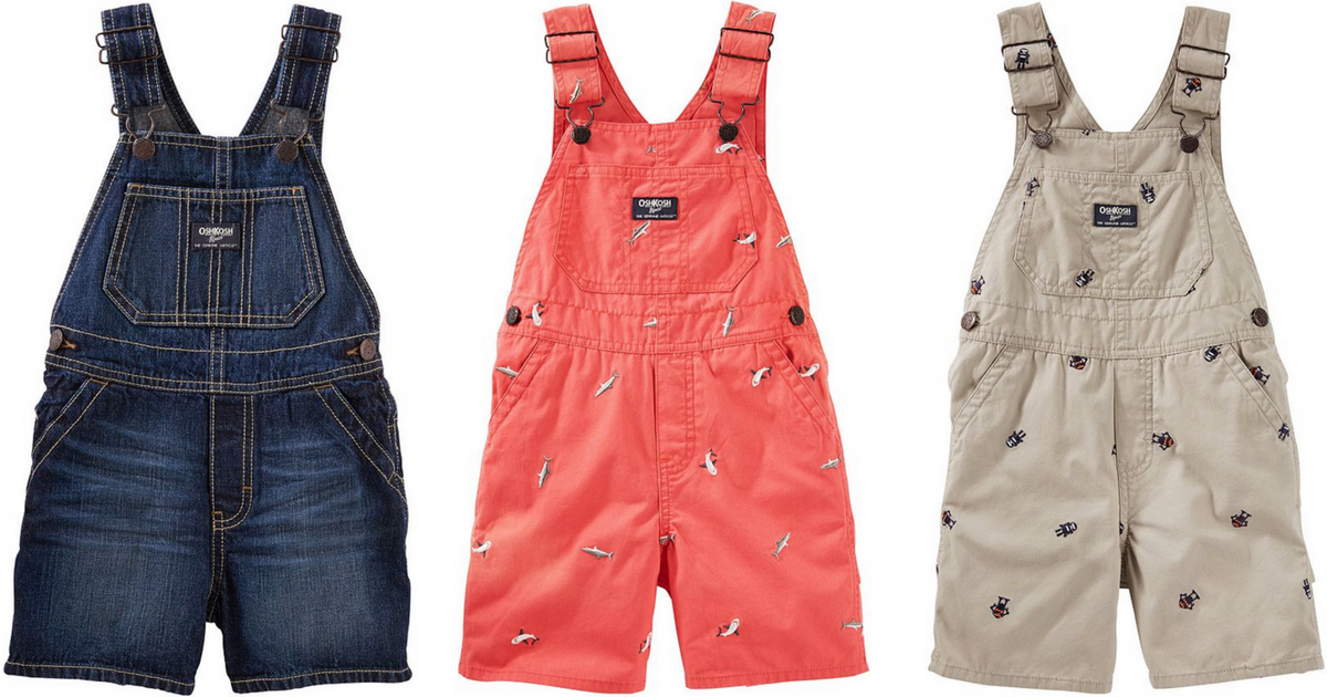 Kohl's Cardholders OshKosh Toddler Overalls Only 7.21 Each Shipped When You Buy 2 (Regularly 34)