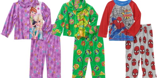 Walmart.com: Kids 2-Piece Pajama Sets Only $4.88 – Frozen, TMNT, Spider-Man & More