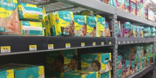 Walmart: Pampers Swaddlers or Cruisers Jumbo Pack Diapers Only $2.97 After Cash Back Offers