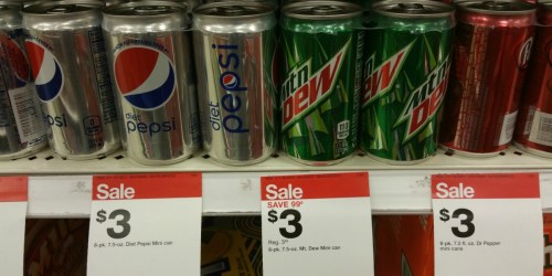 Target Shoppers! Pepsi Mini Cans 8-Pack AND Tostitos Chips $1.55 Each After Cash Back Offers