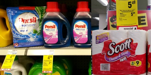 CVS: Persil ProClean Laundry Detergent AND Scott Paper Towels Only $2.66 Each After Rewards