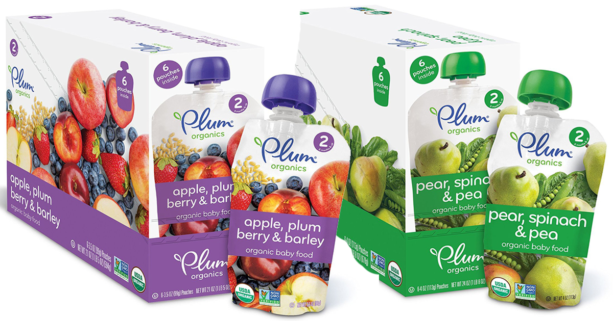 Amazon Prime 12 Pack of Plum Organics Baby Food Pouches 7.86 Shipped