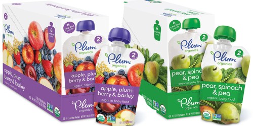 Amazon Prime: 12 Pack of Plum Organics Baby Food Pouches $7.86 Shipped (Just 66¢ Each) & More