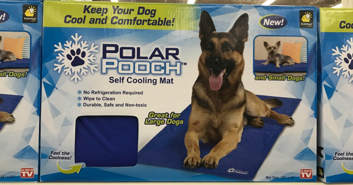 Polar pooch pet cooling shop mat