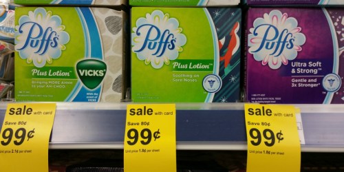 Walgreens: Puffs Tissues Only 24¢ Per Box