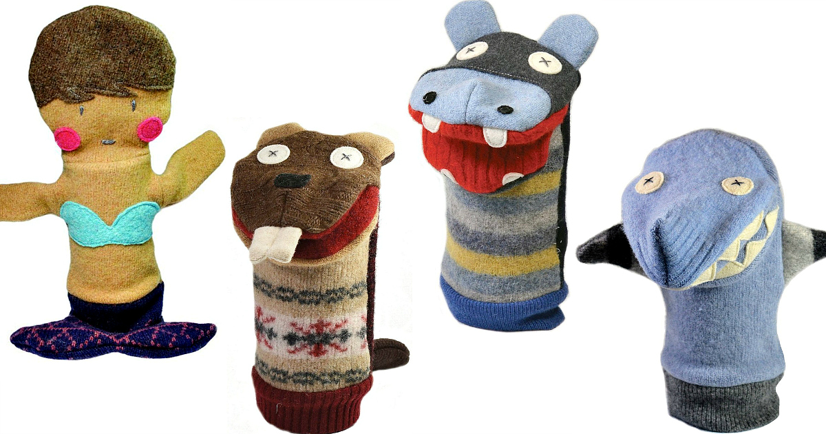 cate and levi puppets