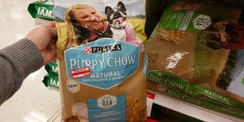 FIVE New Purina Cat & Dog Food Coupons = Puppy Chow 3.8 Pound Bag Possibly Only $2.18 at Target