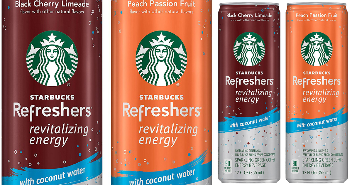 Amazon Prime Starbucks Refreshers With Coconut Water 12Pack Only 12.