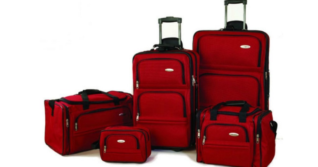 Samsonite 5 Piece Nested Luggage Set Only 89 Shipped Regularly 250