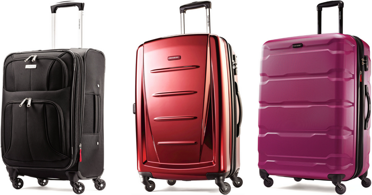 Samsonite Spinner Luggage Starting at $79.99 Shipped (Regularly $119.99+)