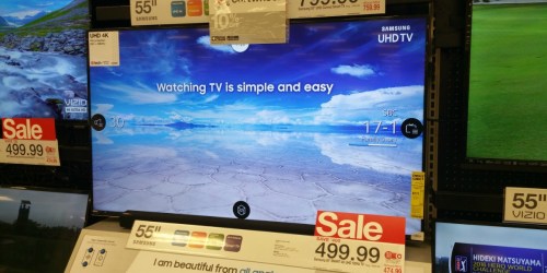 Target Shoppers! Save OVER $400 on this Samsung 55″ 4K UHD Smart LED HDTV