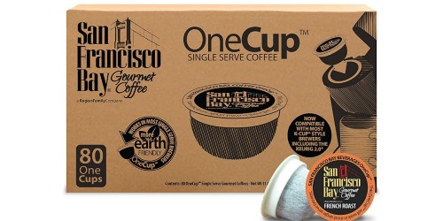 Amazon Prime: SanFrancisco Bay 80 Count Single Serve Cups $20.32 Shipped (Just 25¢ Each)