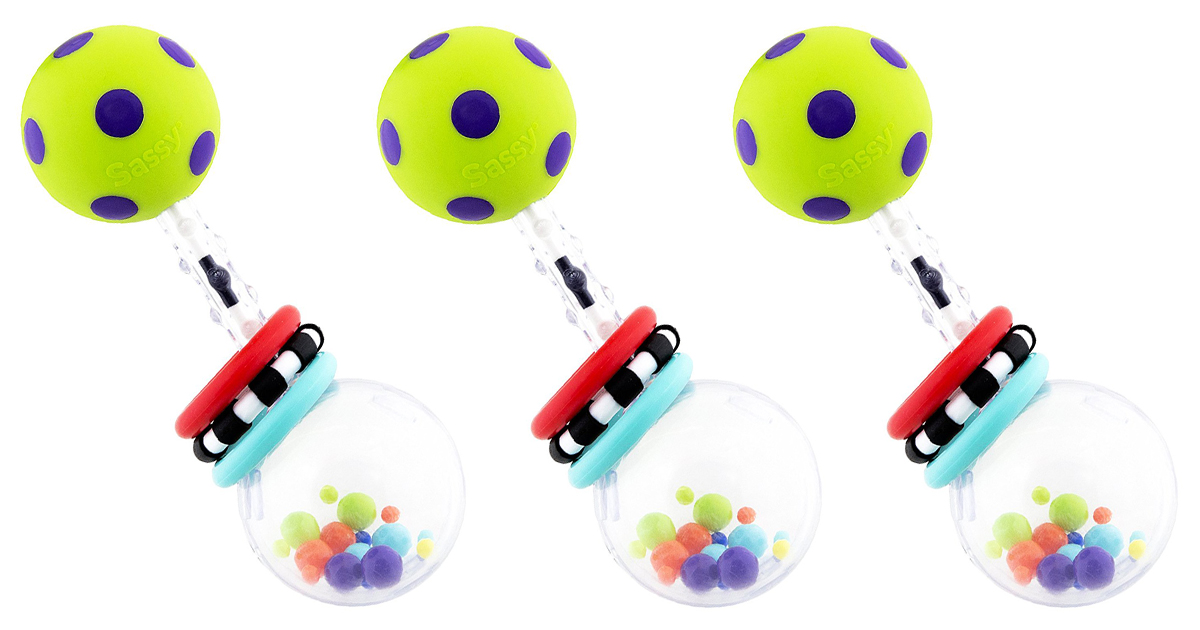 Amazon Prime Sassy Spin Shine Baby Rattle Only 1.99 Shipped (Regularly 6.84)