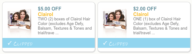 Clairol coupons