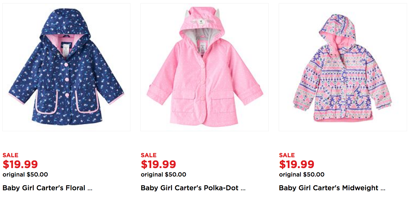 kohls baby girl jacket