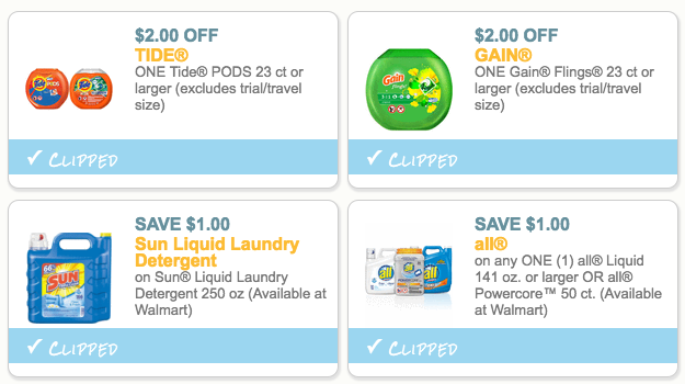Laundry Detergent Coupons