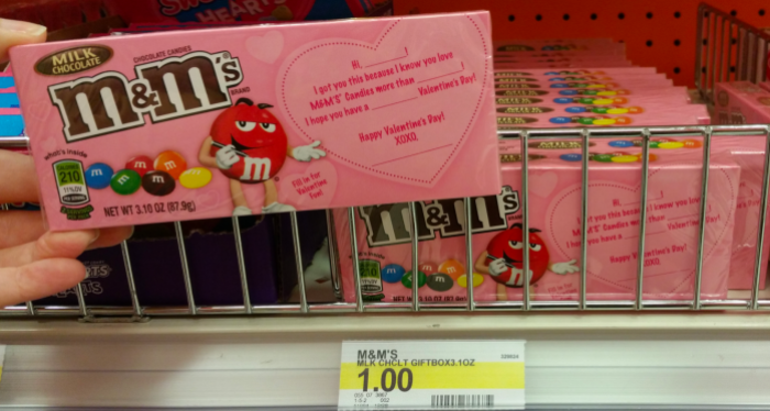 Target M&M's Valentine Candy