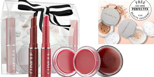 Sephora.com: Clinique Honey Lip Set, Free Mini Setting Powder & Samples Just $25