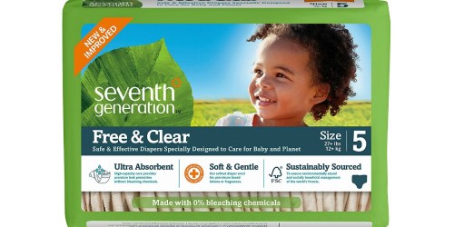 Amazon Family Members: HUGE Savings on Seventh Generation Diapers & Training Pants