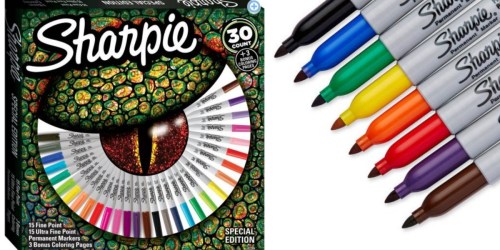 Walmart.com: Sharpie Permanent Markers 30-Pack Only $11.96 + Bonus Coloring Pages