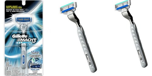 Amazon: Gillette Mach3 Turbo Razor AND Refill Only $2.69 Shipped