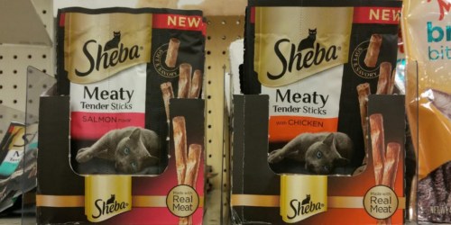 Target Shoppers! Sheba Meaty Tender Sticks Cat Treats Only 20¢ Per 5- Count Pack