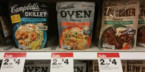 Target: Campbell’s Dinner Sauces Only 60¢