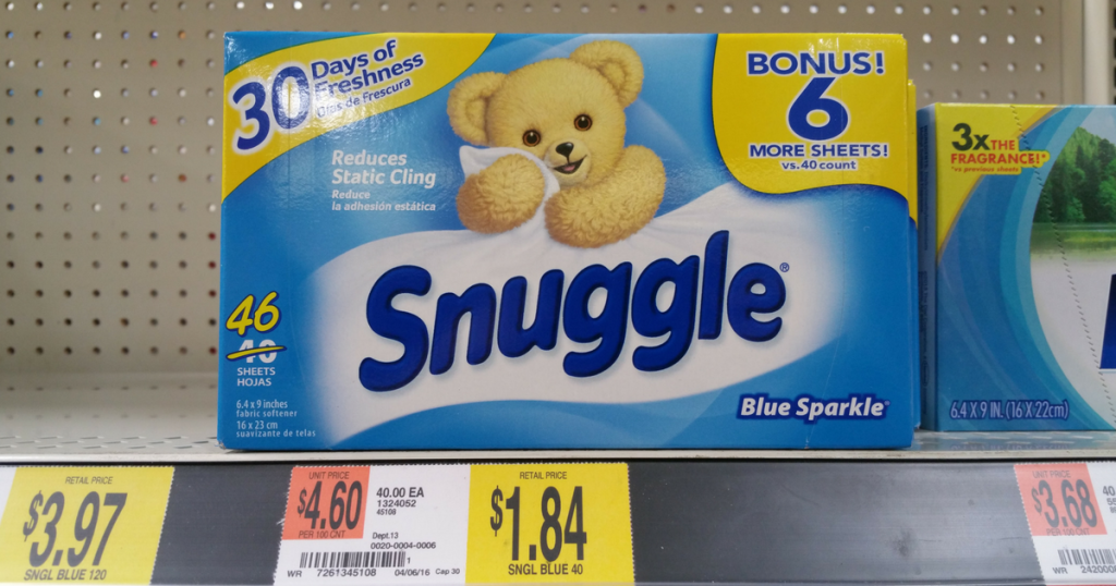 snuggle-dryer-sheets