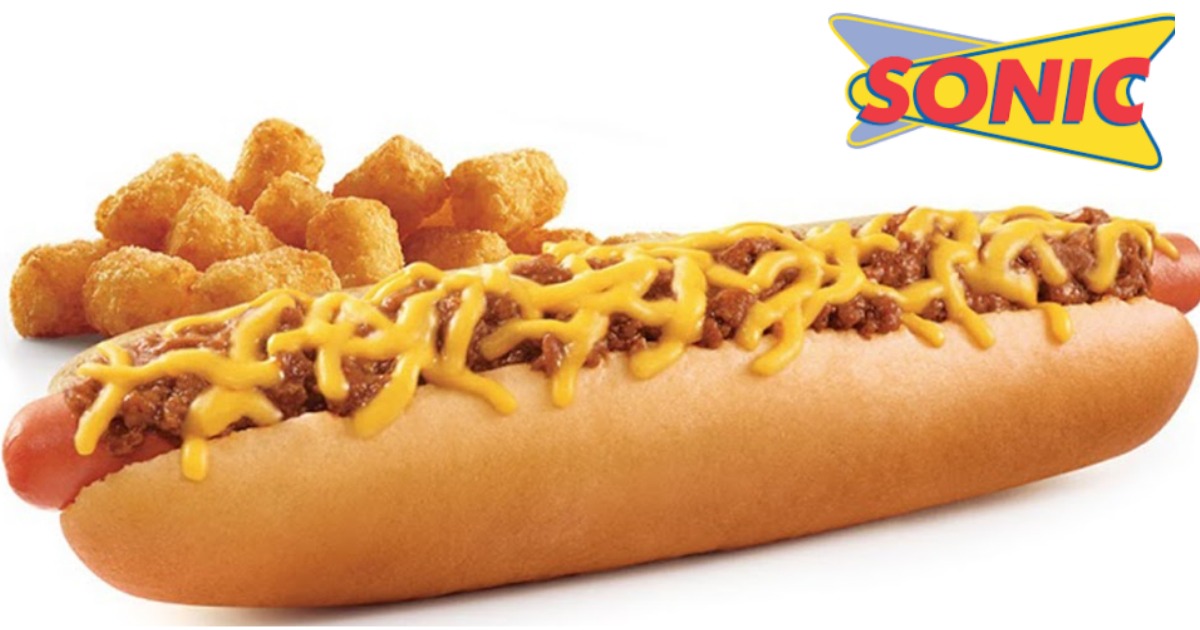 Sonic Drive-in: Footlong Coney Dog and Tots Only $3.99