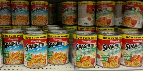 *NEW* $0.40/1 SpaghettiOs Coupon = Only 49¢ at Target