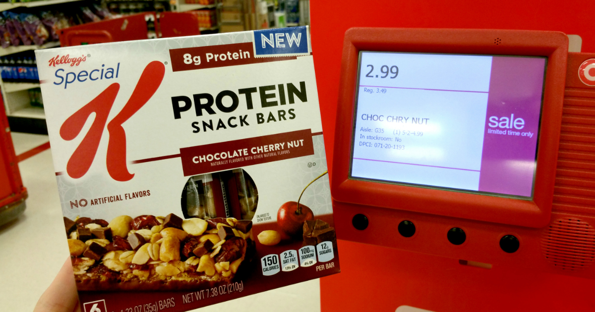 Target Special K Snack Bars Only 1.64 (Reg. 3.49)