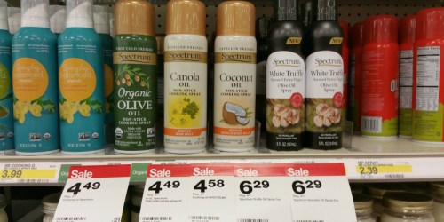 Target: Spectrum Spray Oil Only 14¢ and Coconut Oil Only 77¢ (TODAY ONLY)