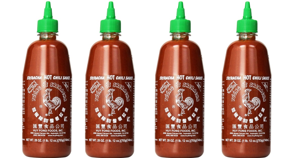 Amazon Prime 6 Pack Sriracha Chili Sauce 28oz Bottles Only 13.62