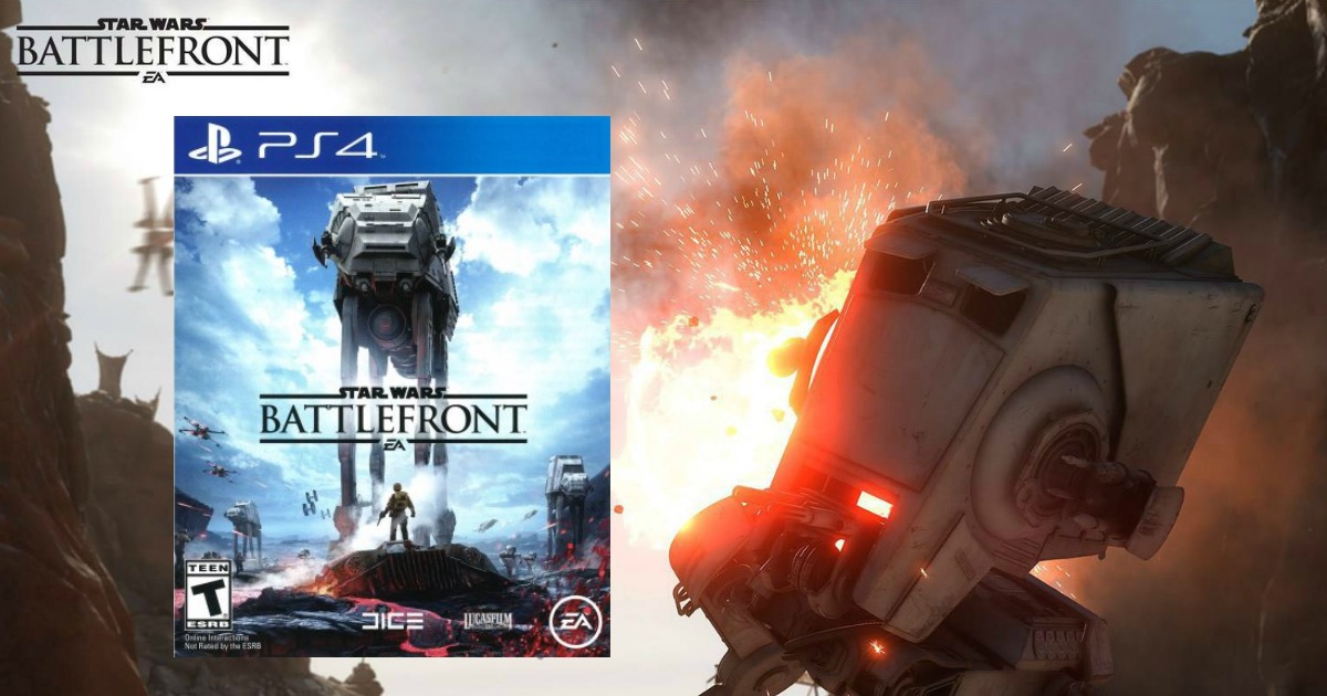 Star Wars Battlefront PlayStation 4 Game Only $14.69 (Regularly $59.96)