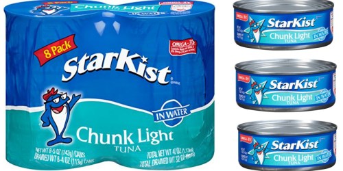 Amazon: StarKist Chunk Light Tuna 8-Pack Only $5.59 Shipped (Just 70¢ Per Can)