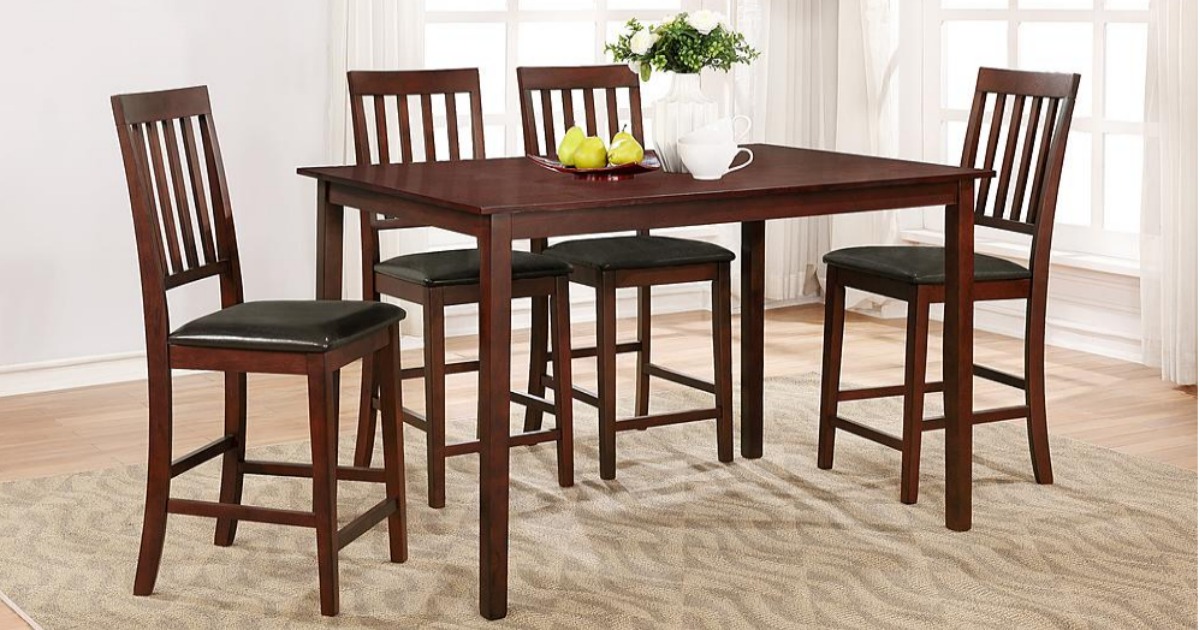 Kmart Com Great Buy On Essential Home 5 Piece Dining Set Hip2save